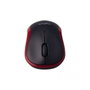 Logitech M185 Ratón Inalámbrico Óptico 1000 DPI Rojo/Negro