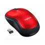 Logitech M185 Ratón Inalámbrico Óptico 1000 DPI Rojo/Negro