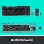 Logitech MK270 Combo de Teclado y Ratón Inalámbrico Negro, Español