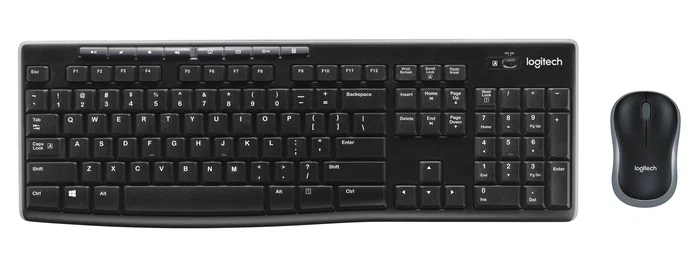 Logitech MK270 Combo de Teclado y Ratón Inalámbrico Negro, Español Logitech MK270 Combo de Teclado y Ratón Inalámbrico Negro, Español