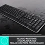 Logitech MK270 Combo de Teclado y Ratón Inalámbrico Negro, Español