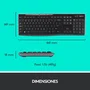 Logitech MK270 Combo de Teclado y Ratón Inalámbrico Negro, Español