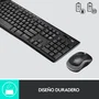 Logitech MK270 Combo de Teclado y Ratón Inalámbrico Negro, Español