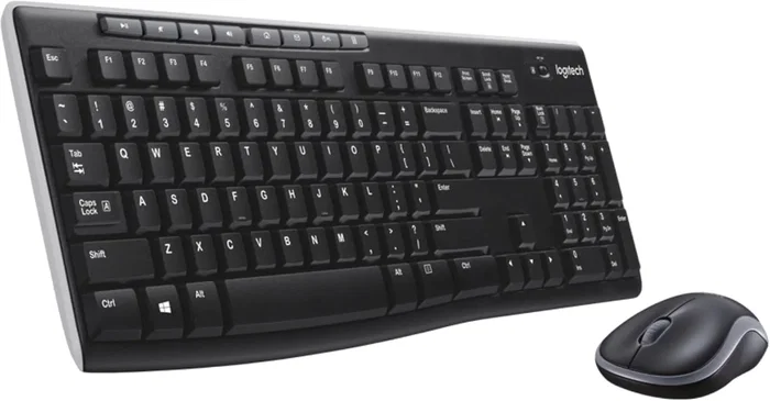 Logitech MK270 Combo Inalámbrico Teclado y Ratón, Negro, Español