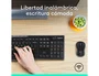 Logitech MK270 Combo de Teclado y Ratón Inalámbrico Negro, Español