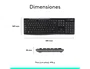 Logitech MK270 Combo de Teclado y Ratón Inalámbrico Negro, Español