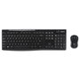 Logitech MK270 Combo de Teclado y Ratón Inalámbrico Negro Español