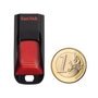 SanDisk Cruzer Blade 32 GB Negro/Rojo