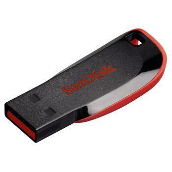 SanDisk Cruzer Blade 32 GB Negro/Rojo