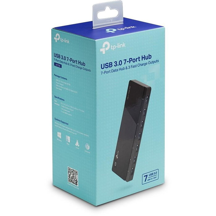 TP-Link Hub USB 3.0 de 7 Puertos UH700 con Alimentación Externa