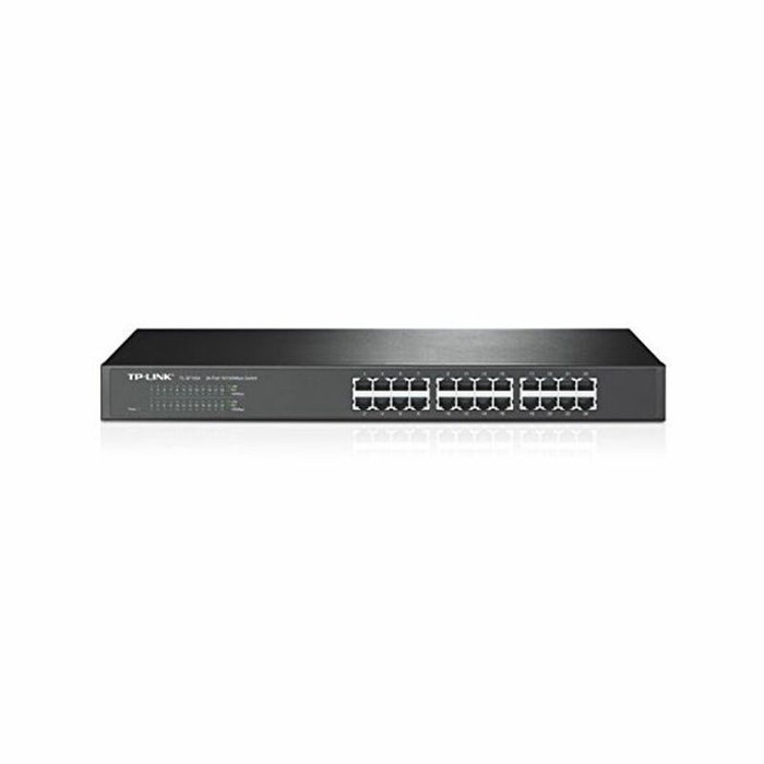 TP-Link TL-SF1024 Switch Fast Ethernet de 24 Puertos RJ-45 10/100 Mbps Gris