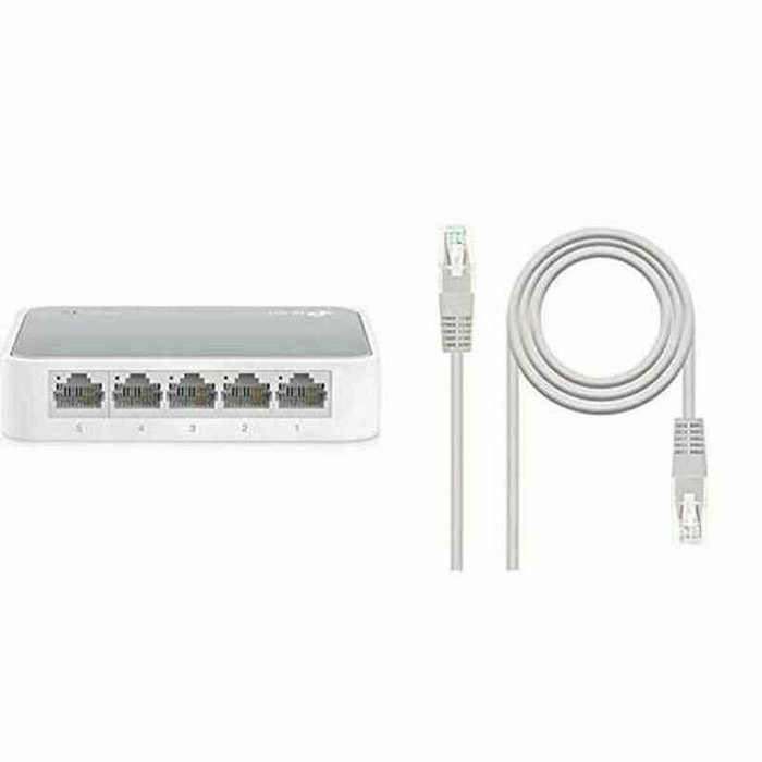 TP-Link TL-SF1005D Switch de Sobremesa 5 Puertos 10/100 Mbps Blanco TP-Link TL-SF1005D Switch de Sobremesa 5 Puertos 10/100 Mbps Blanco