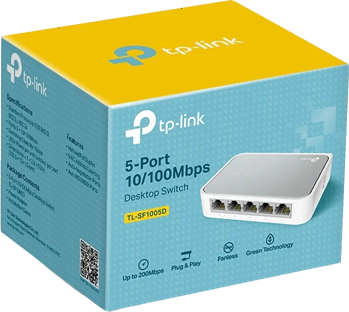 TP-Link TL-SF1005D Switch de 5 puertos 10/100 Mbps Blanco