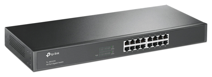 TP-Link TL-SG1016 Switch Gigabit de 16 Puertos RJ45 Negro TP-Link TL-SG1016 Switch Gigabit de 16 Puertos RJ45 Negro