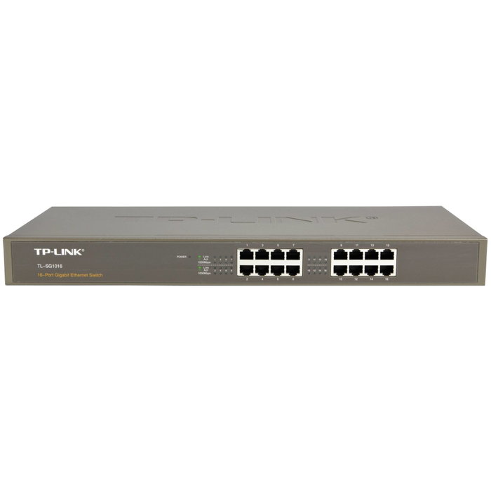 TP-Link TL-SG1016 Switch Gigabit de 16 Puertos RJ45 Negro TP-Link TL-SG1016 Switch Gigabit de 16 Puertos RJ45 Negro