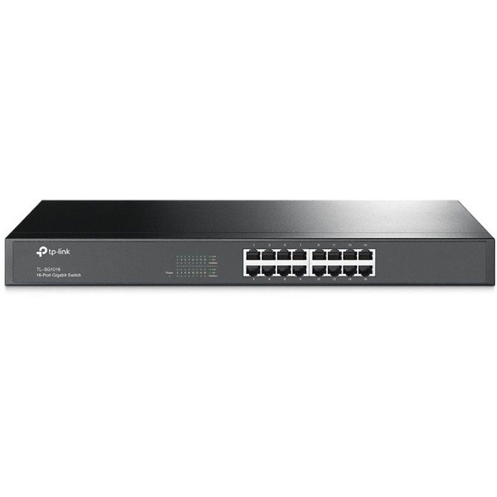 TP-Link TL-SG1016 Switch Gigabit de 16 Puertos RJ45 Negro TP-Link TL-SG1016 Switch Gigabit de 16 Puertos RJ45 Negro