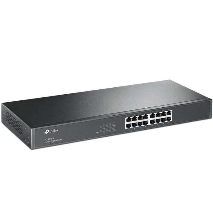 TP-Link TL-SG1016 Switch Gigabit de 16 Puertos RJ45 Negro TP-Link TL-SG1016 Switch Gigabit de 16 Puertos RJ45 Negro