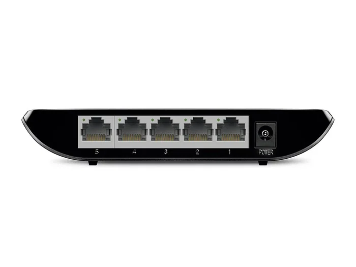 TP-Link TL-SG1005D Switch Gigabit Ethernet No Administrado 5 Puertos (10/100/1000 Mbps) Negro con Tecnología Green Ethernet para Ahorro de Energía