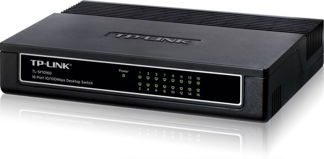 TP-Link TL-SF1016D Switch de 16 Puertos Fast Ethernet 10/100 Mbps TP-Link TL-SF1016D Switch de 16 Puertos Fast Ethernet 10/100 Mbps