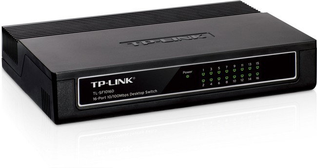 TP-Link TL-SF1016D Switch de 16 Puertos Fast Ethernet 10/100 Mbps TP-Link TL-SF1016D Switch de 16 Puertos Fast Ethernet 10/100 Mbps