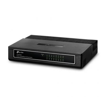TP-Link Switch Ethernet 16 Puertos TL-SF1016D | 10/100 Mbps | Auto MDI/MDIX | Plug and Play | Tecnología Green Ethernet TP-Link Switch Ethernet 16 Puertos TL-SF1016D | 10/100 Mbps | Auto MDI/MDIX | Plug and Play | Tecnología Green Ethernet