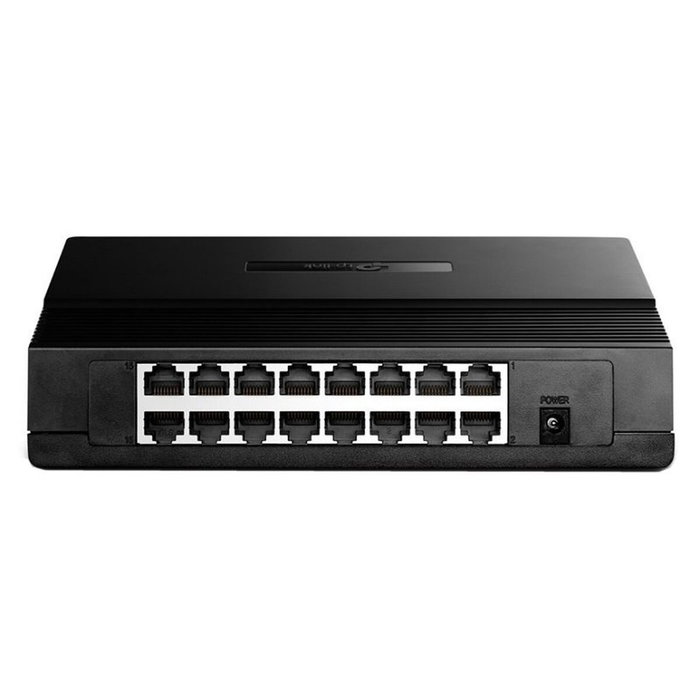 TP-Link TL-SF1016D Switch de 16 puertos Fast Ethernet 10/100 Mbps Negro