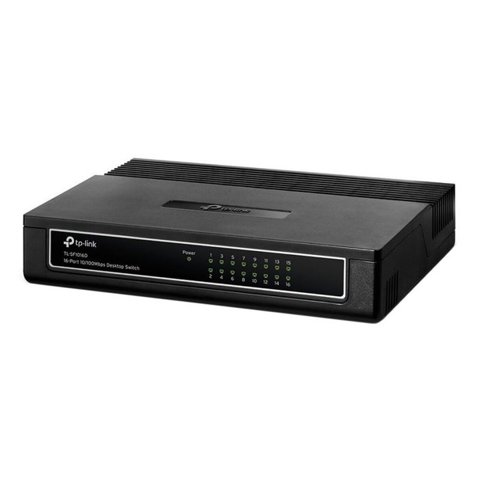 TP-Link TL-SF1016D Switch de 16 Puertos Fast Ethernet 10/100 Mbps TP-Link TL-SF1016D Switch de 16 Puertos Fast Ethernet 10/100 Mbps