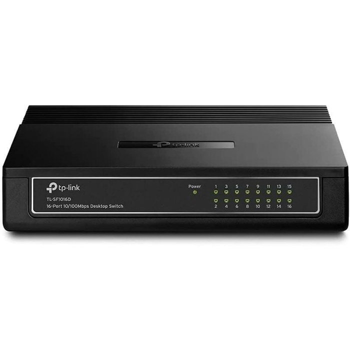TP-Link TL-SF1016D Switch de 16 Puertos Fast Ethernet 10/100 Mbps TP-Link TL-SF1016D Switch de 16 Puertos Fast Ethernet 10/100 Mbps