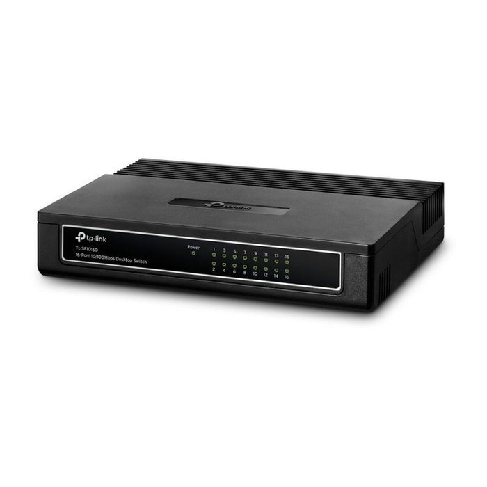 TP-Link TL-SF1016D Switch de 16 Puertos Fast Ethernet 10/100 Mbps TP-Link TL-SF1016D Switch de 16 Puertos Fast Ethernet 10/100 Mbps