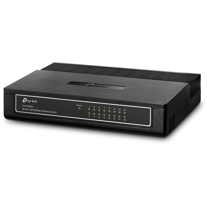 TP-Link TL-SF1016D Switch de 16 Puertos Fast Ethernet 10/100 Mbps TP-Link TL-SF1016D Switch de 16 Puertos Fast Ethernet 10/100 Mbps