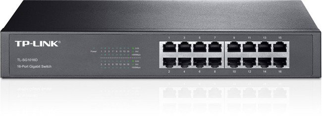 TP-Link TL-SG1016D Switch de 16 puertos Gigabit Ethernet TP-Link TL-SG1016D Switch de 16 puertos Gigabit Ethernet