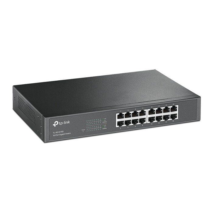 TP-Link TL-SG1016D Switch de 16 puertos Gigabit Ethernet TP-Link TL-SG1016D Switch de 16 puertos Gigabit Ethernet