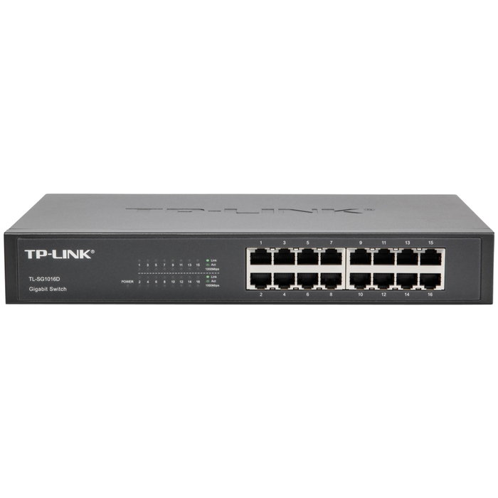 TP-Link TL-SG1016D Switch Gigabit de 16 Puertos RJ-45 TP-Link TL-SG1016D Switch Gigabit de 16 Puertos RJ-45