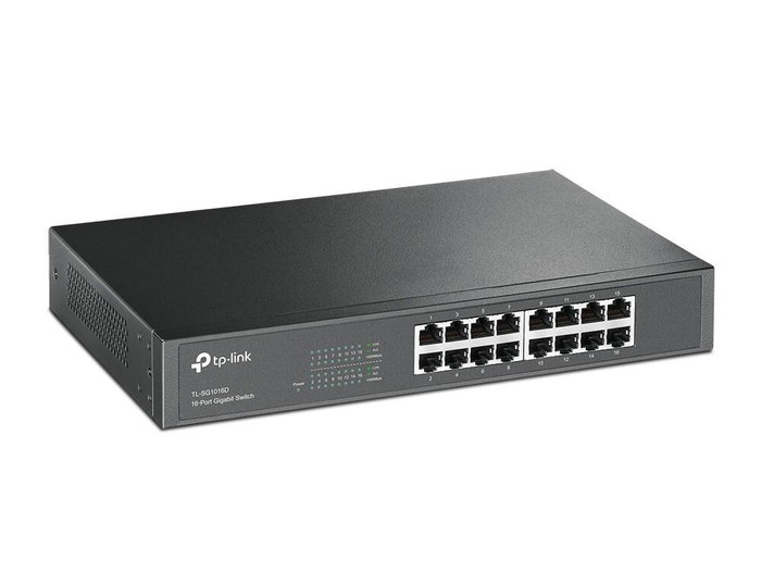 TP-Link TL-SG1016D Switch Gigabit de 16 puertos, Negro TP-Link TL-SG1016D Switch Gigabit de 16 puertos, Negro