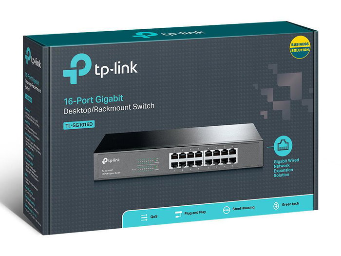 TP-Link TL-SG1016D Switch Gigabit de 16 Puertos RJ-45 TP-Link TL-SG1016D Switch Gigabit de 16 Puertos RJ-45
