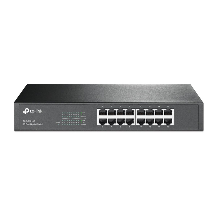 TP-Link TL-SG1016D Switch de 16 puertos Gigabit Ethernet TP-Link TL-SG1016D Switch de 16 puertos Gigabit Ethernet