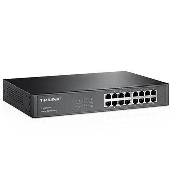Tp-link Switch TL-SG1016D 16 Puertos Gigabit Ethernet 10/100/1000 Mbps Plug & Play Eficiencia Energética