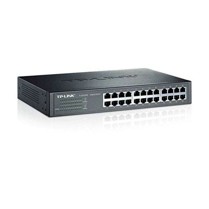 TP-Link TL-SG1024D Switch de 24 Puertos Gigabit Ethernet Gris TP-Link TL-SG1024D Switch de 24 Puertos Gigabit Ethernet Gris