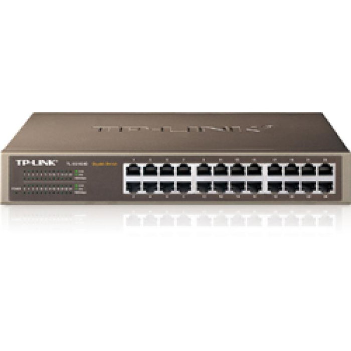 TP-Link TL-SG1024D Switch de 24 Puertos Gigabit Ethernet Gris TP-Link TL-SG1024D Switch de 24 Puertos Gigabit Ethernet Gris