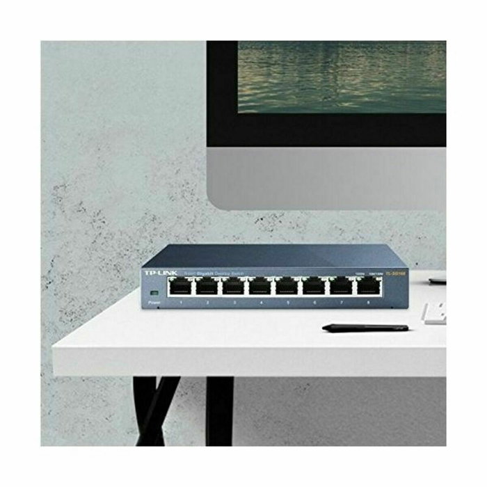 TP-Link TL-SG108 Switch de red de 8 puertos Gigabit Ethernet TP-Link TL-SG108 Switch de red de 8 puertos Gigabit Ethernet