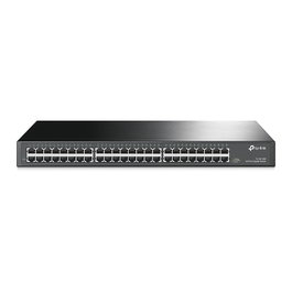 TP-Link Switch Gigabit No Administrado 48 Puertos TL-SG1048 - Conmutador Ethernet 1U Montaje Rack 96 Gbit/s para Red