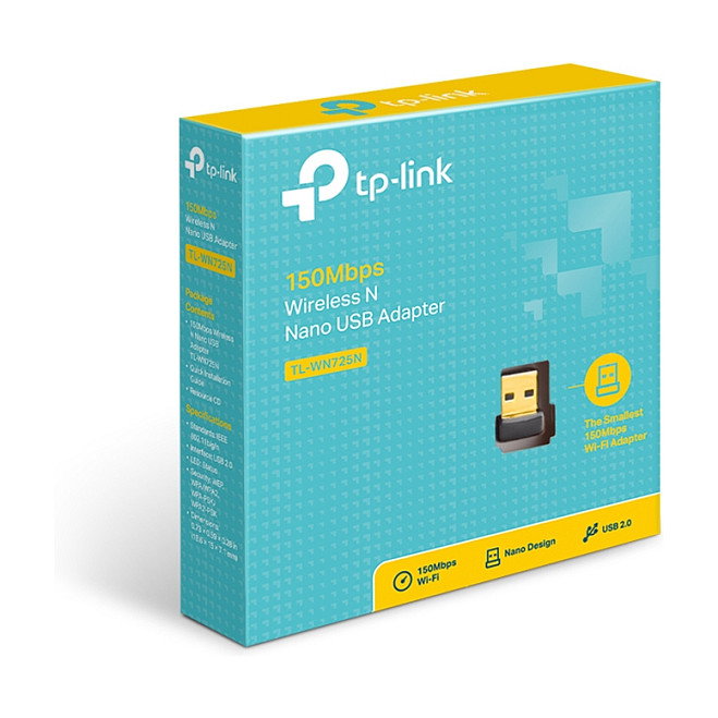 TP-Link TL-WN725N Adaptador USB Nano Wi-Fi N 150Mbps TP-Link TL-WN725N Adaptador USB Nano Wi-Fi N 150Mbps