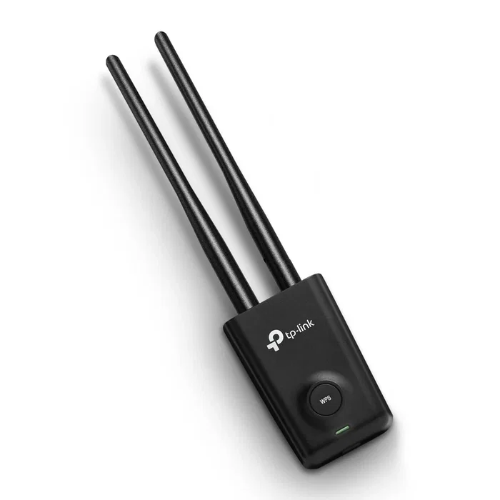 TP-Link TL-WN8200ND - Adaptador USB Wi-Fi 4 (802.11n) de 300 Mbps, Doble Antena Externa de 5 dBi, Alta Potencia y Alcance, Conexión WPS, para PC y Mac