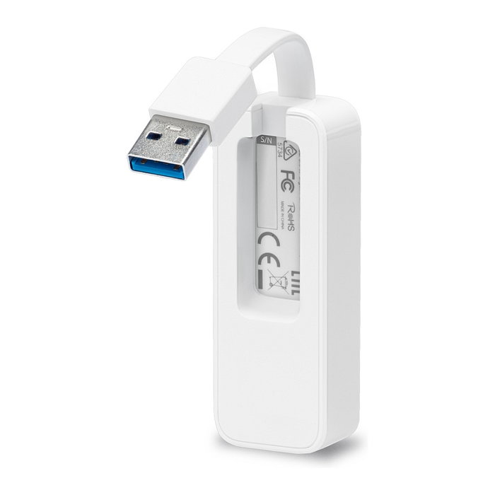 TP-Link UE300 Adaptador de Red USB 3.0 a Ethernet Gigabit Blanco TP-Link UE300 Adaptador de Red USB 3.0 a Ethernet Gigabit Blanco