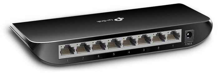 TP-Link TL-SG1008D Switch Gigabit de 8 Puertos Negro