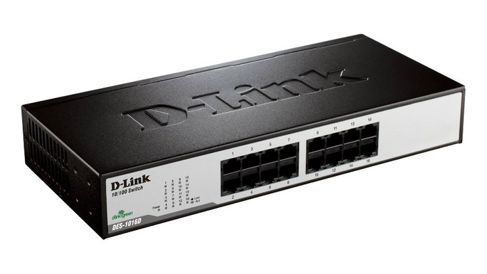 D-Link DES-1016D Switch de 16 puertos RJ-45 10/100 Mbps