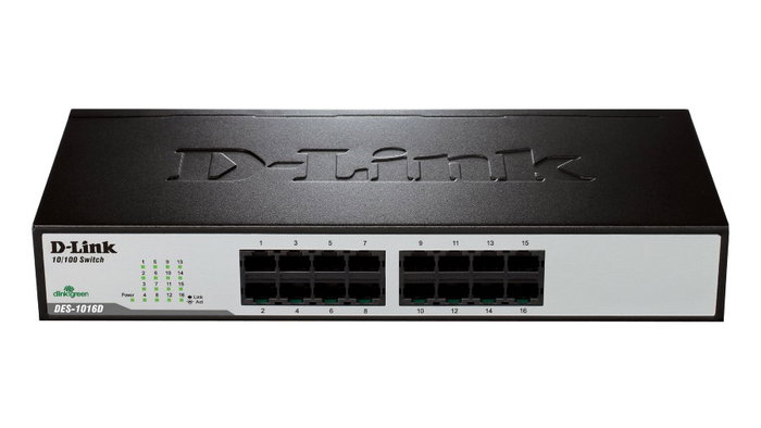 D-Link DES-1016D Switch de 16 puertos RJ-45 10/100 Mbps