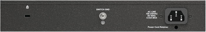 D-Link DGS-1024D Switch No Administrado Gigabit Ethernet 24 Puertos 10/100/1000 Mbps, Montaje en Rack 1U, Negro/Plata, QoS, Apilable