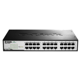 D-Link DGS-1024D Switch de Red 24 Puertos Gigabit Ethernet 10/100/1000 Mbps para Oficina o Hogar
