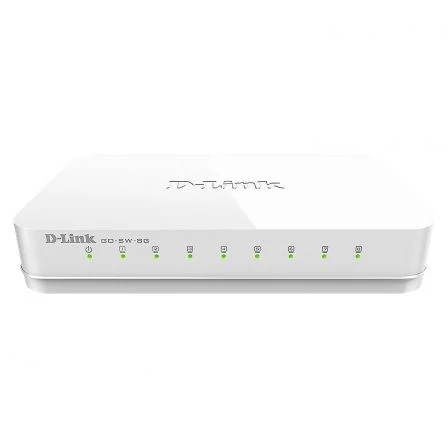 D-Link Go-SW-8G Conmutador de Sobremesa Gigabit con 8 Puertos RJ45 10/100/1000 D-Link Go-SW-8G Conmutador de Sobremesa Gigabit con 8 Puertos RJ45 10/100/1000